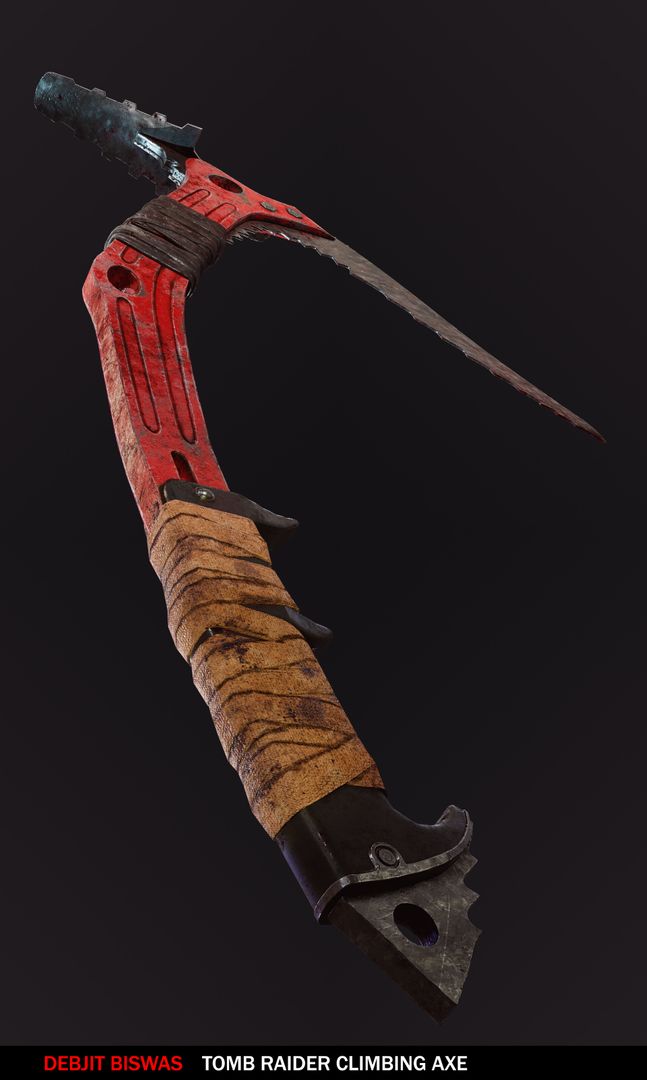 Tomb Raider Climbing Axe CGHero