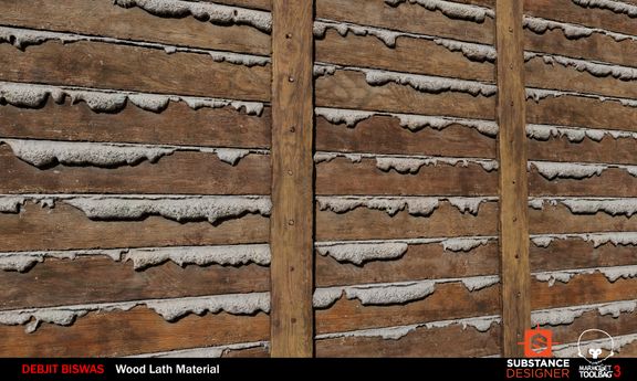 Wood Lath Material