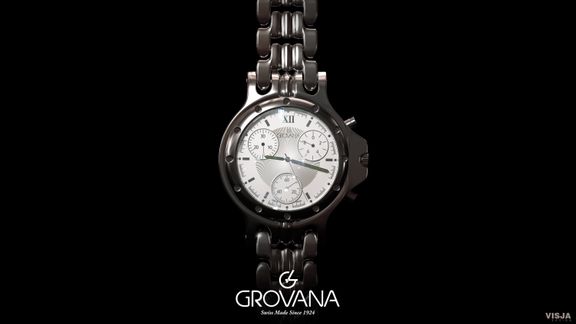 Grovana watch visualization | 3D Retail Watch CGIs