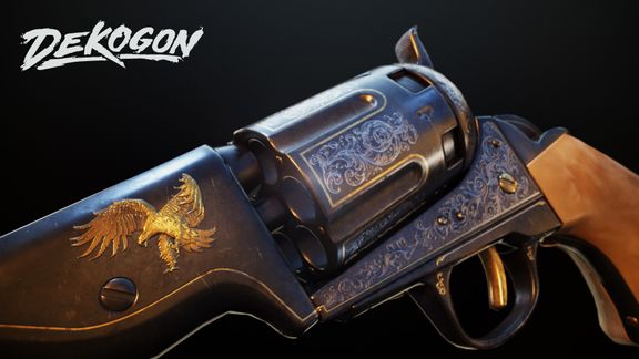 Western Pistol | 3D Weapons Modelling