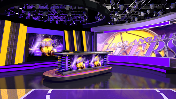 Sports show studio concept