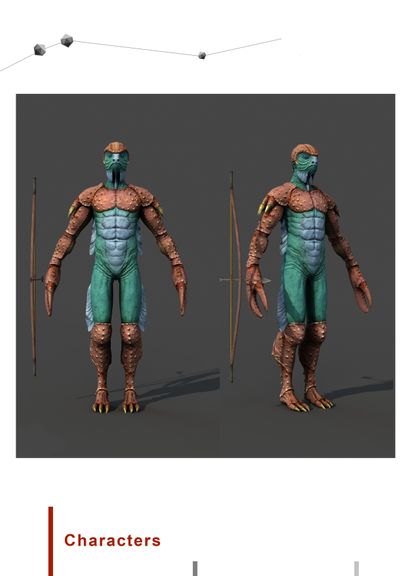 Mobile game art development