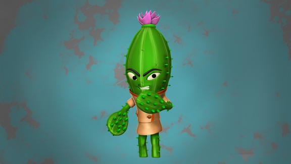 Cactus man