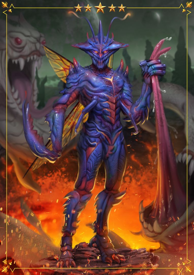 Card Illustration Assignment - Alien Bug