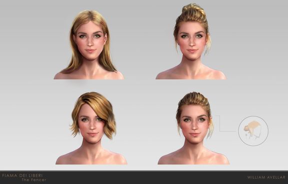 Fiama Dei Liberi - Hair and detail variation