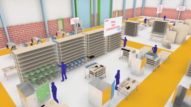 Factory Walkthrough animation