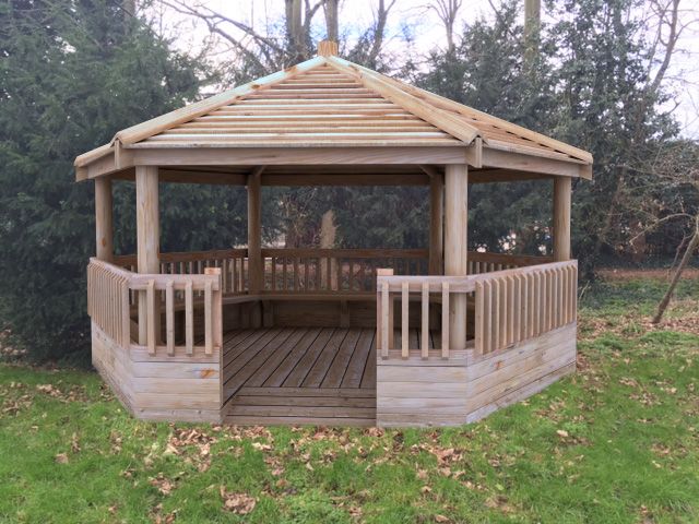 Wood building extensions
