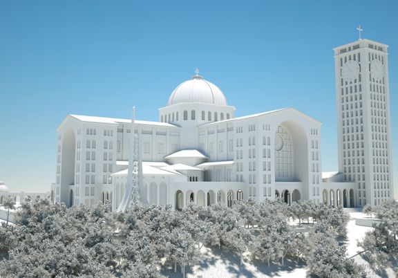 Archviz x Hard Surface - Santuário Nacional de Aparecida