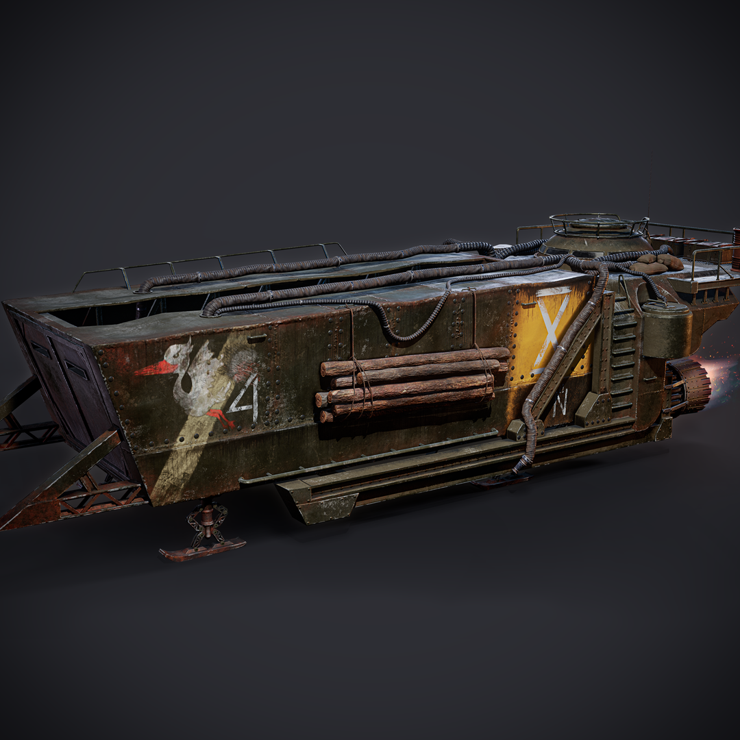 Dieselpunk Landing Craft