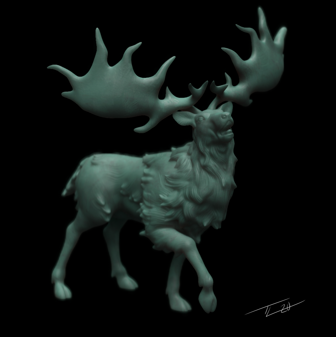 Irish Elk Mini by Tom L.