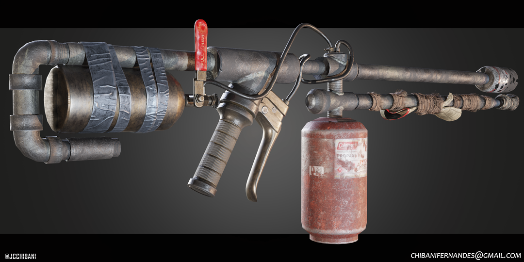 Flamethrower (The Last of Us Fanart) - CGHero