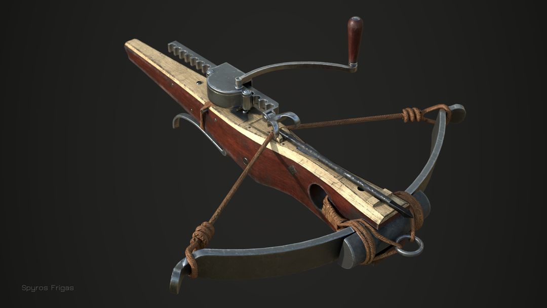 Cranequin Crossbow by Spyros F.