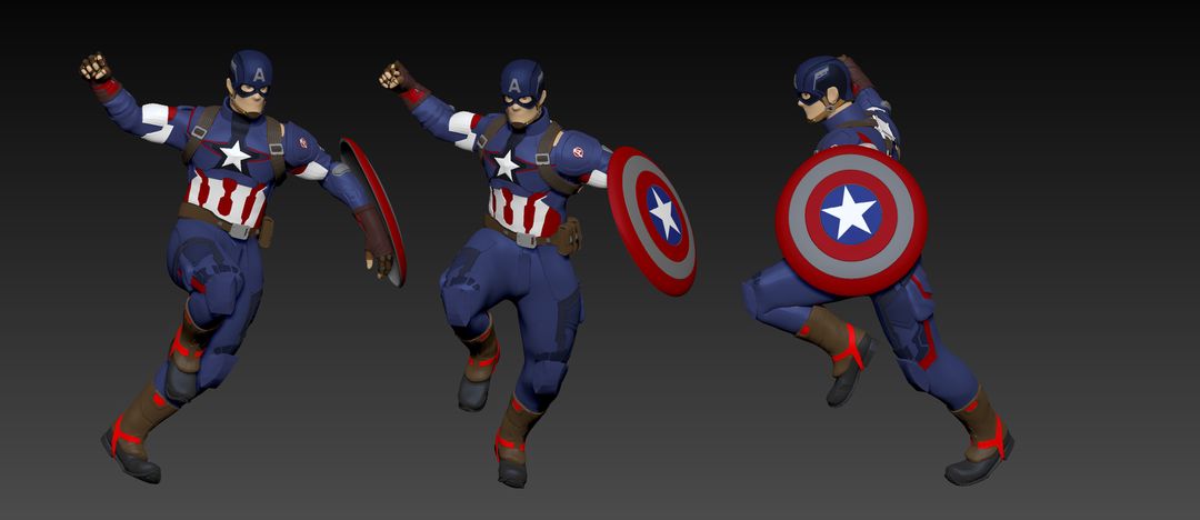 Captain America Statue by Danilo Q.