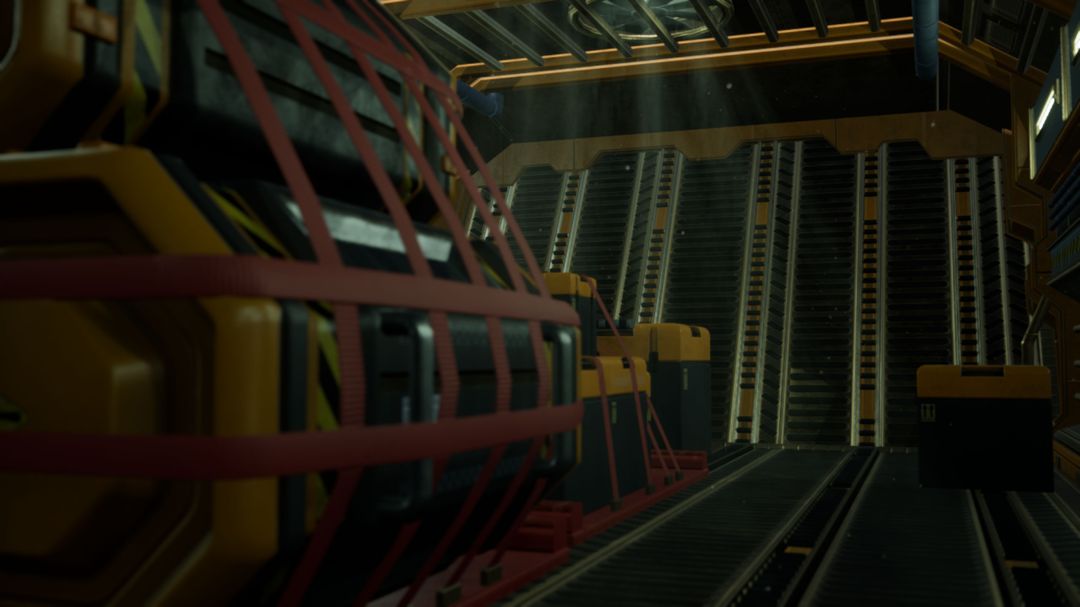 Cargo Deck of a Trading Ship