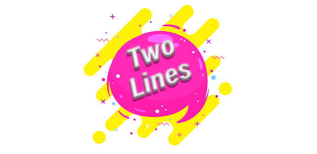 Two lines by Venkat G.