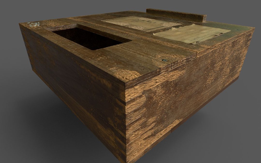 Wooden crate