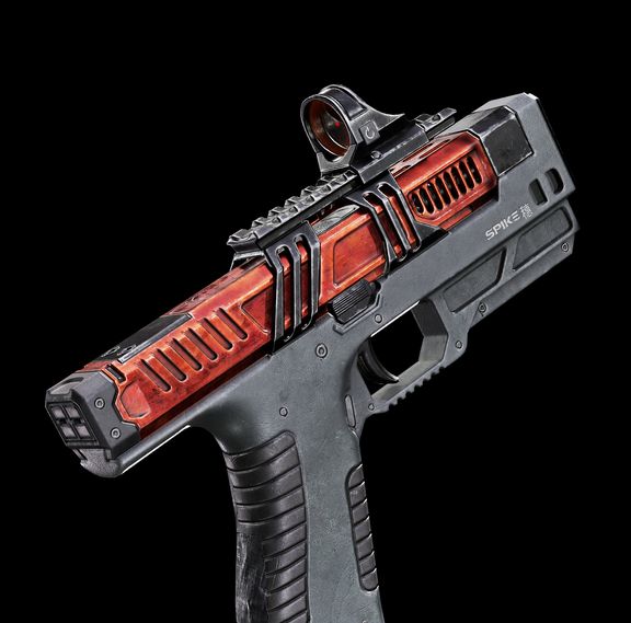 SciFi Futuristic Pistol ' Dragon-7 '