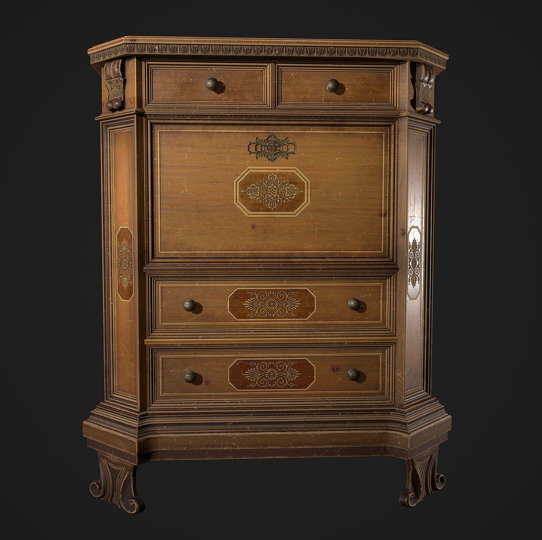 Wood Cabinet
