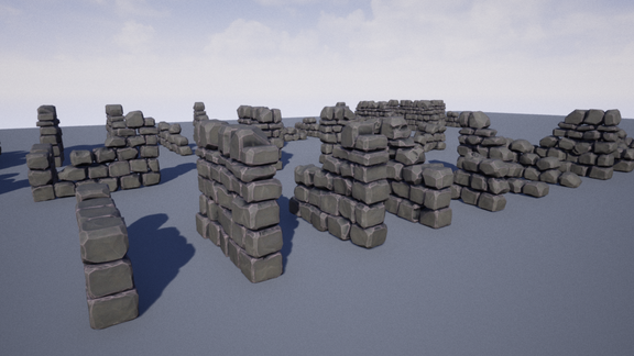 Stylized Stone Walls Vol 1