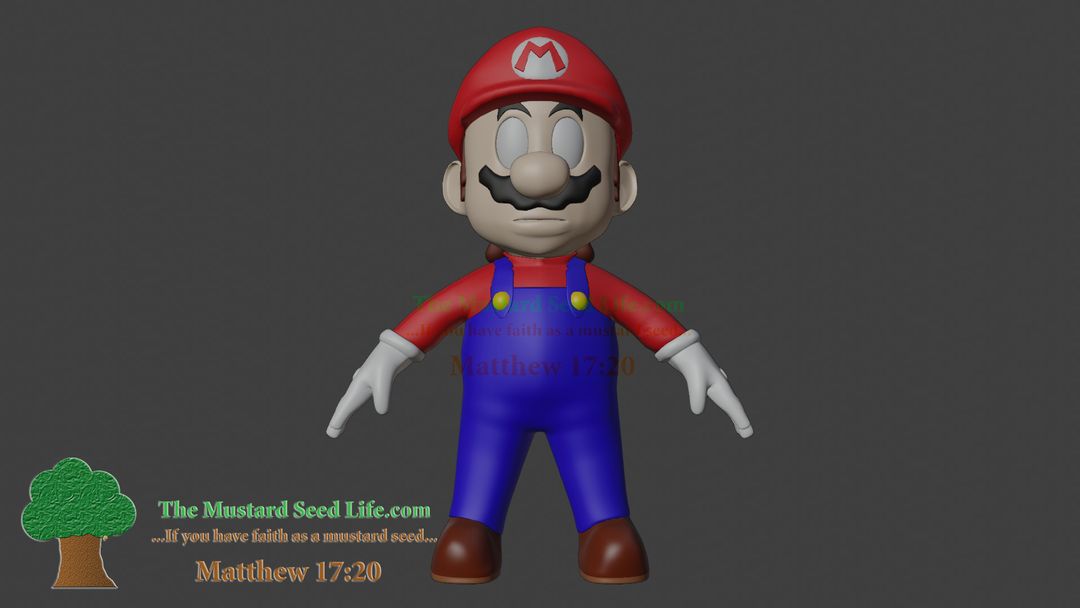 Super Mario 3D Model | CGHero