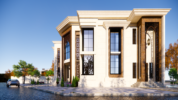 Neoclassical Exterior visualization