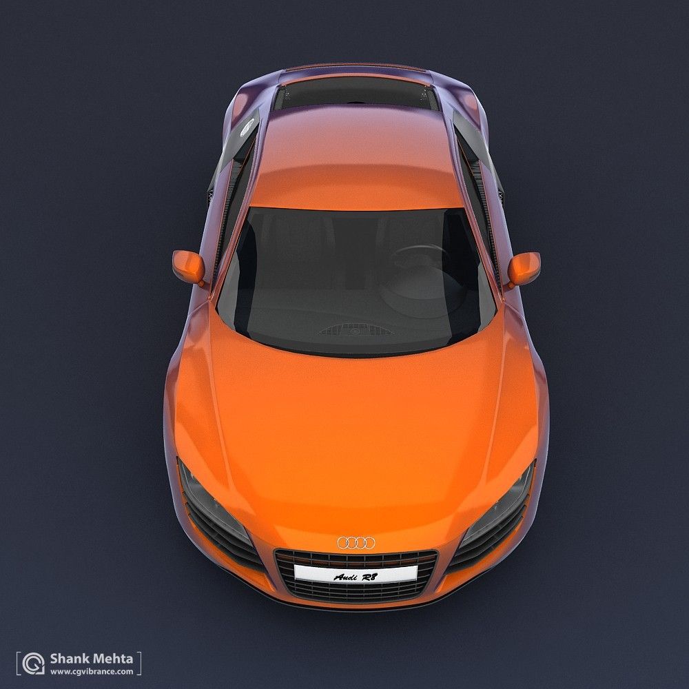 Automotive 3d modeling (Audi R8)