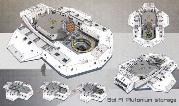 Sci Fi architecture and props | 2D Game Props