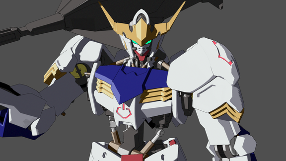 Cel-Shaded Gundam Barbatos