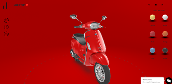 Bike WebGL Real time Visualization