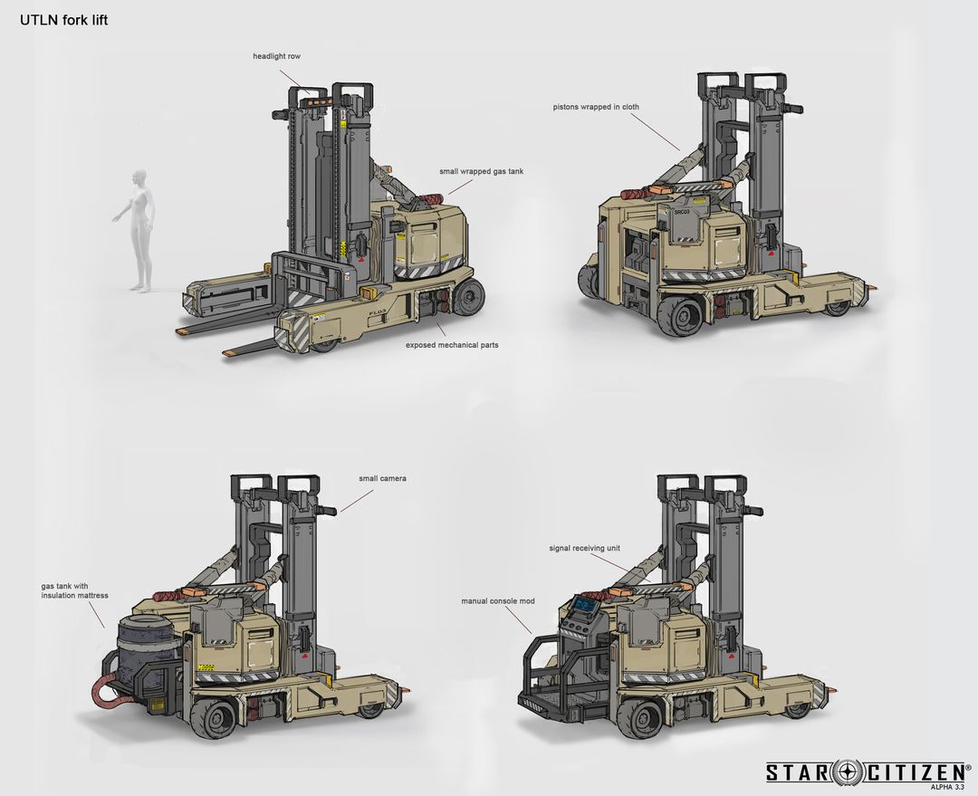 Vehicle Concept Designs - Star Citizen | 2D Vehicle Concept Art