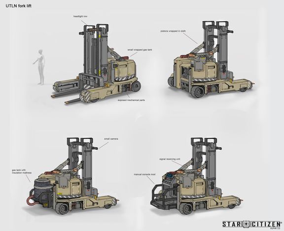 Vehicle Concept Designs - Star Citizen | 2D Vehicle Concept Art
