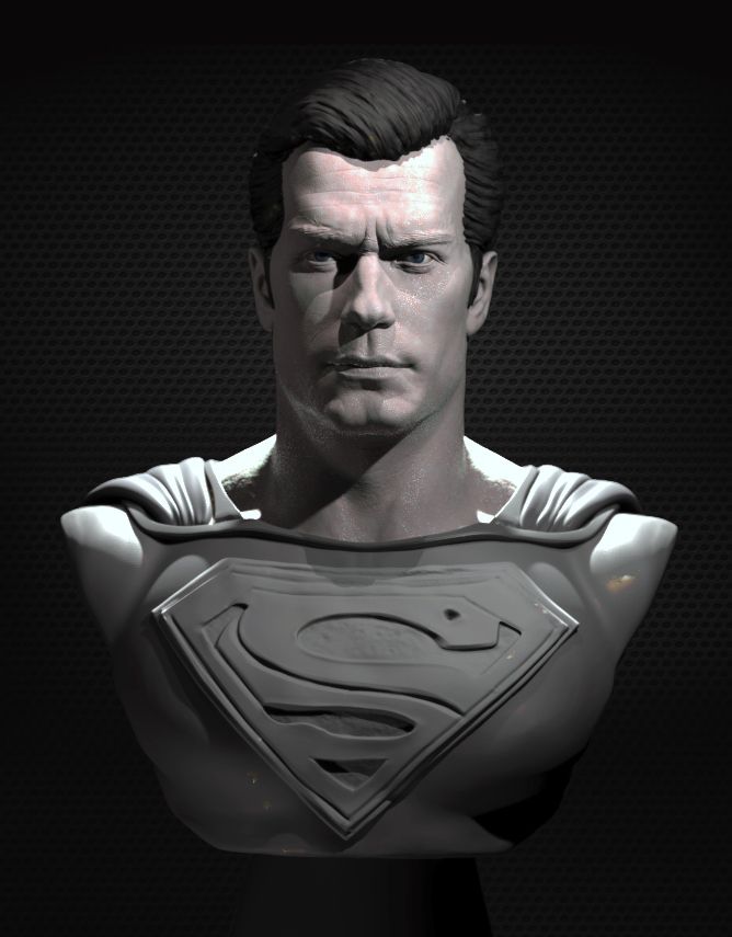 Henry Cavill The "Superman" Likeness study artwork