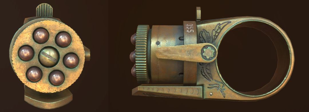 World's smallest ring pistol.