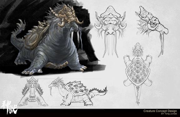 神兽 Mystical Creatures | 2D Creature Concept Art