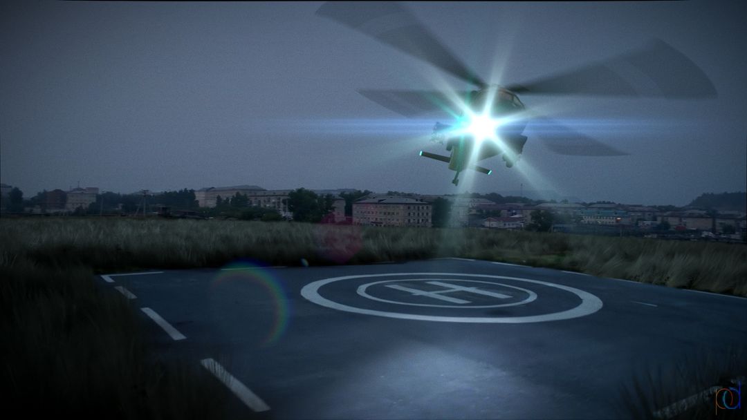 Team SEAL 6 arriving shot