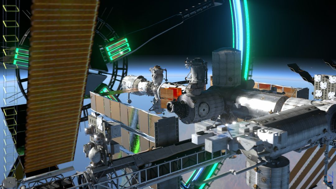 International Space Station meets Aliens