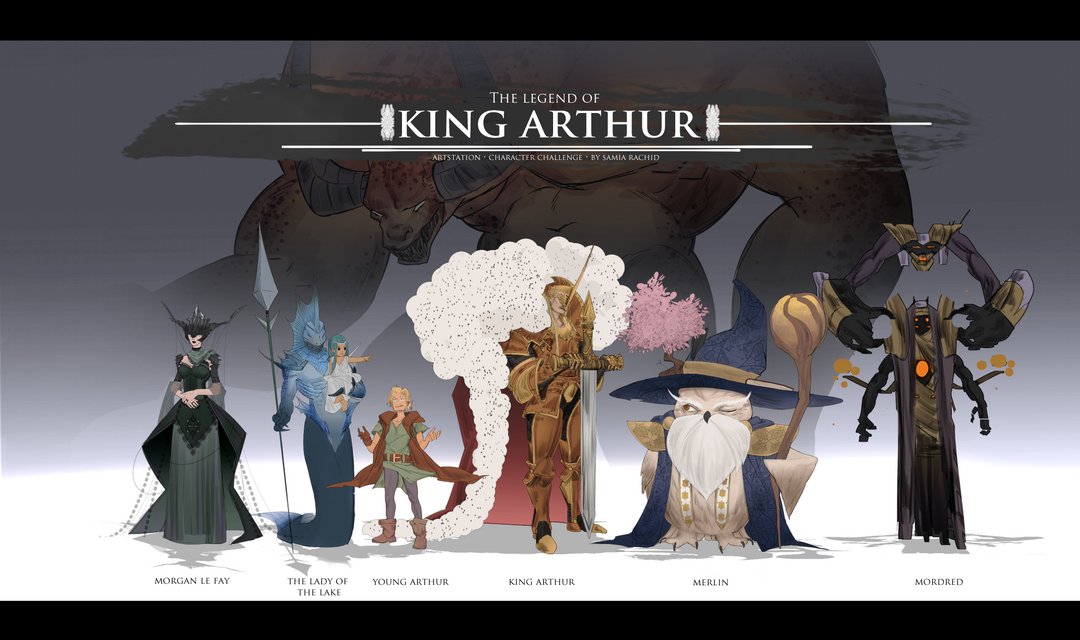 King Arthur Characters Redesign | CGHero