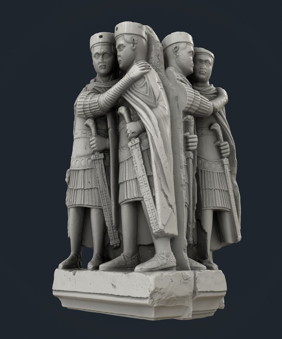 Photogrammetry Scan of cast of the Venice Tetrarchs by Jannis K.