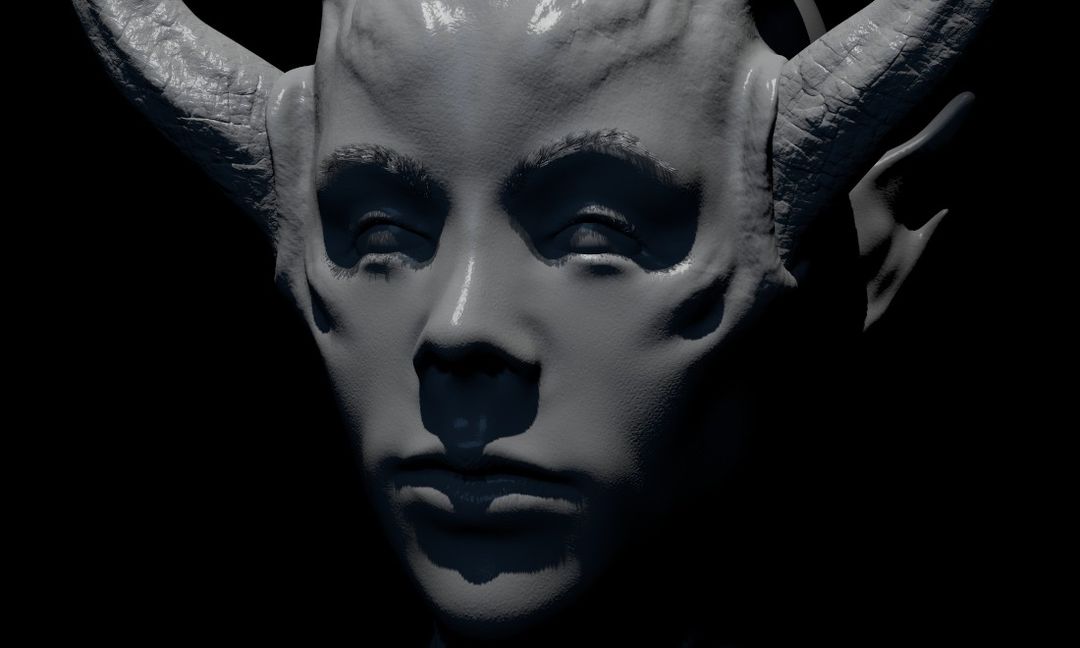 Fae Creature Head Sculpt