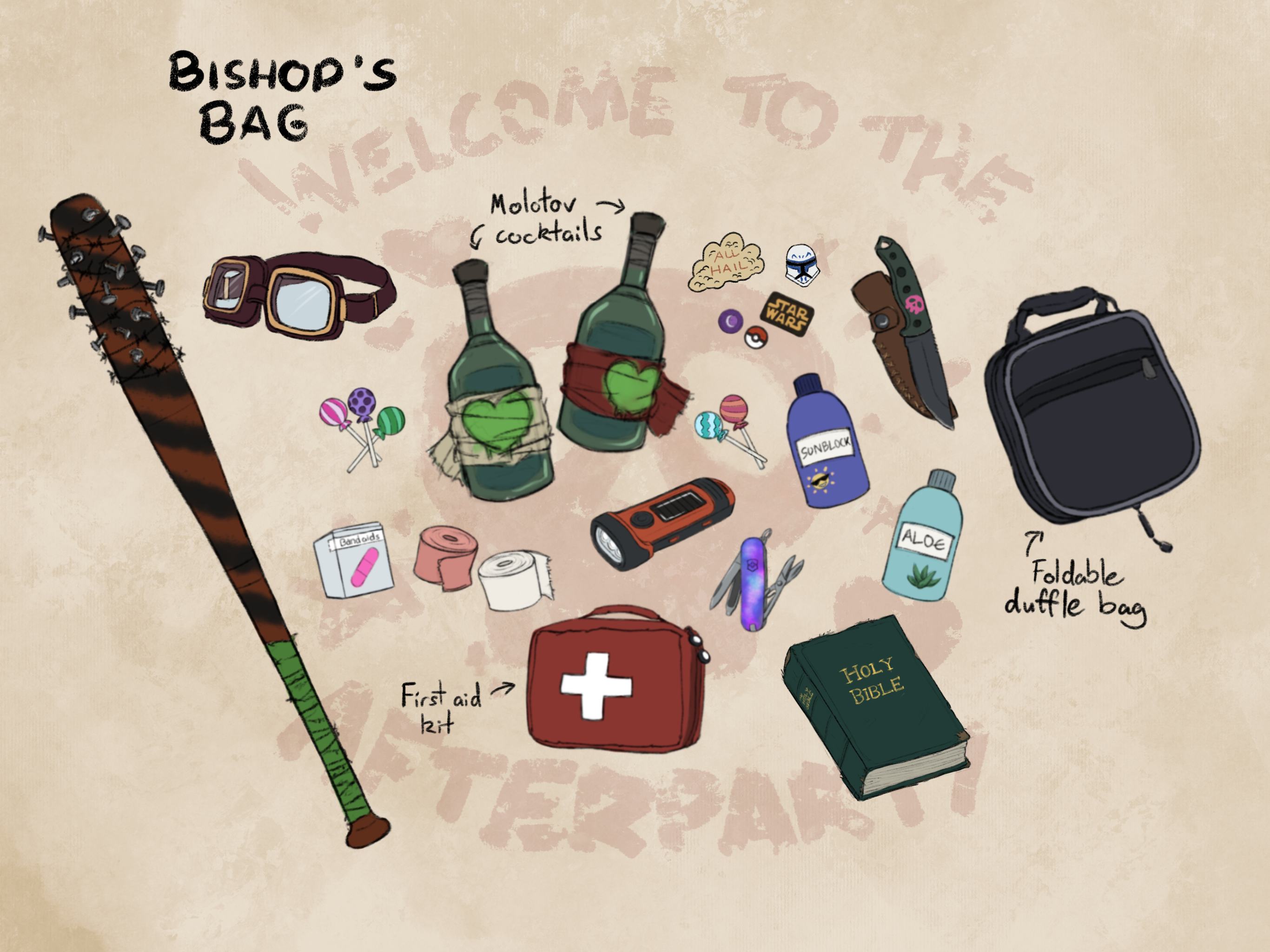 Props: Welcome To The AfterParty | 2D Game Props