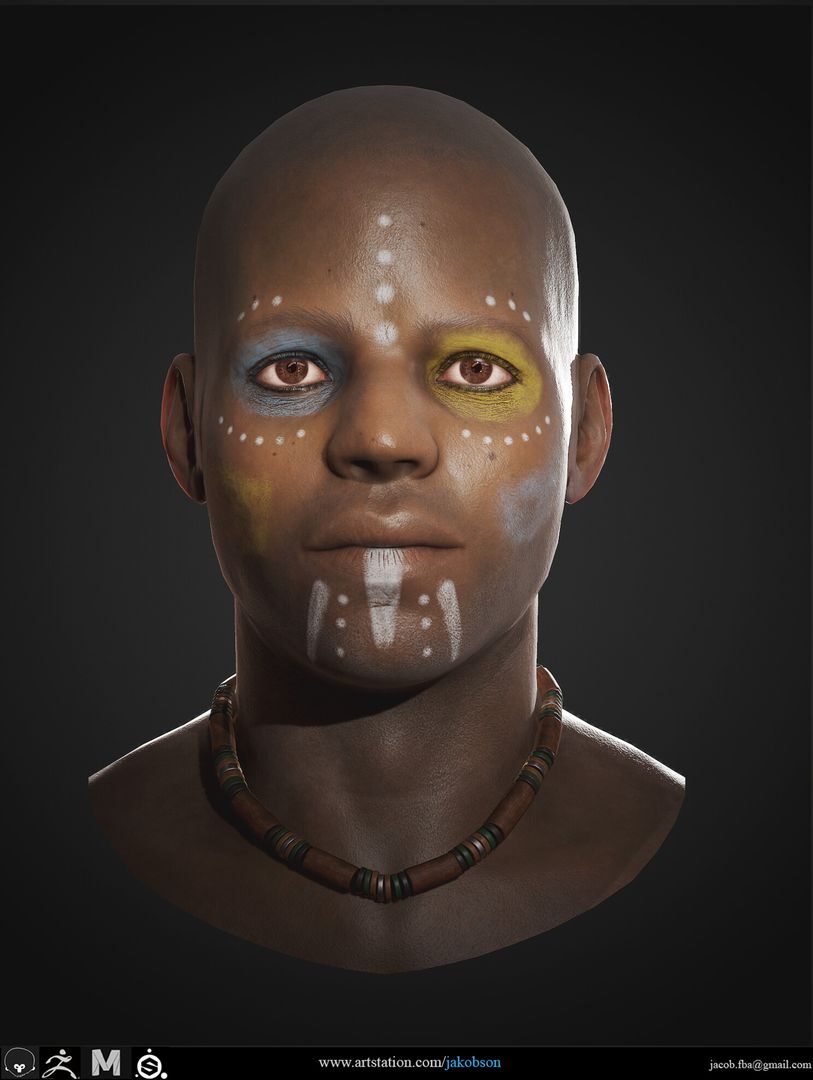 Tribesman Realtime Bust