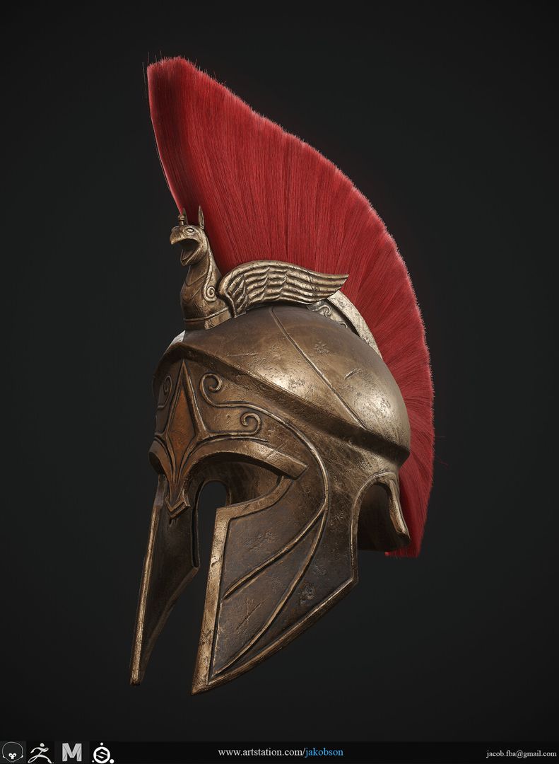 Assassins creed helmet fan art