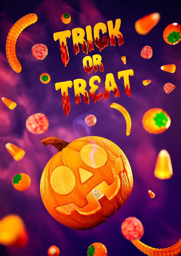 Halloween 2020 Postcard in Unreal Engine (UE4)