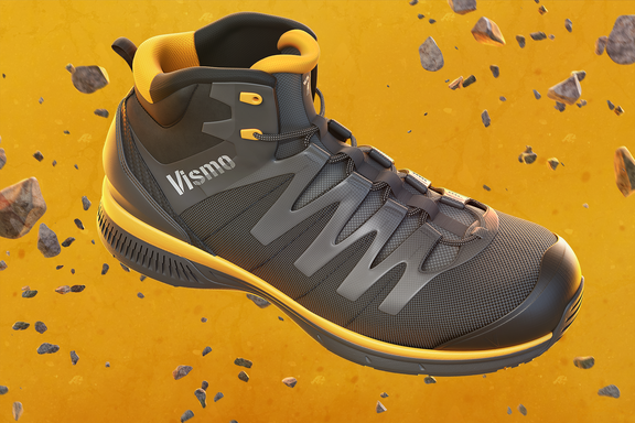 Worker's Footwear Design | 3D Retail Footwear CGIs
