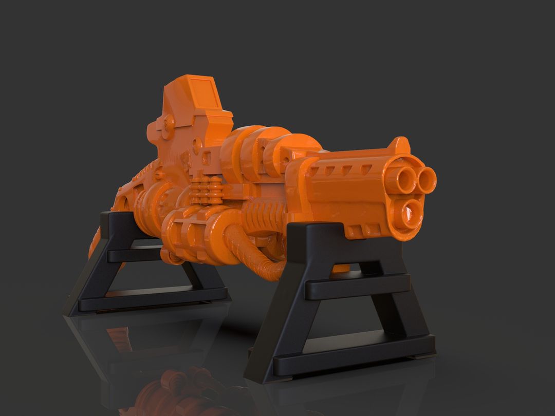 Stylized Scifi SHotgun Sculpture