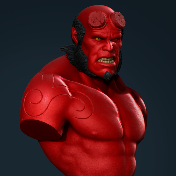 Hellboy Bust