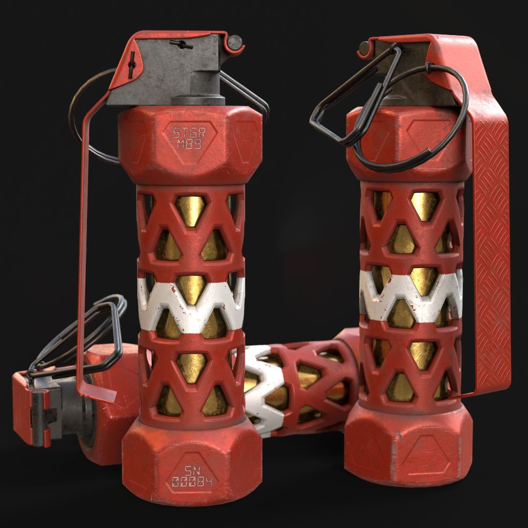 Stun Grenade Red