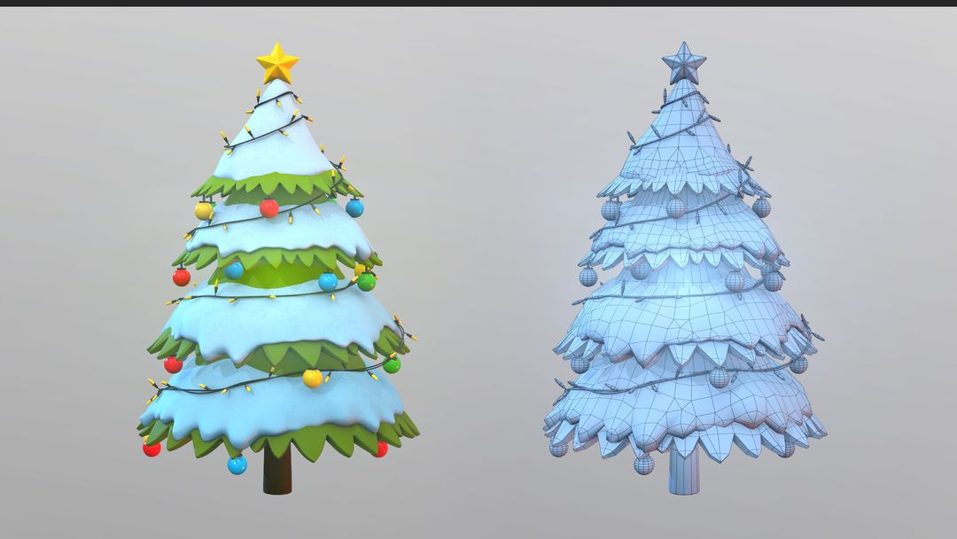 Christmas Tree Stylized