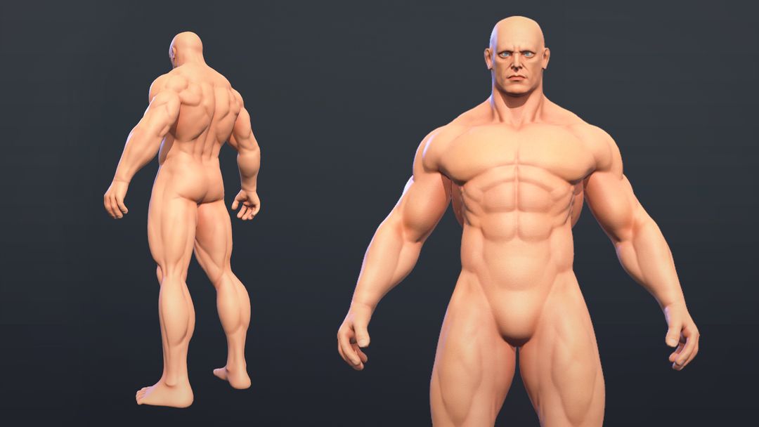 Super Hero Male Body Base