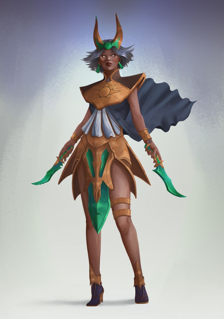 Royal assassin character concept